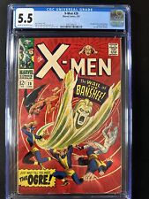 X-Men #28 CGC 5.5 Crm/ OFF WHITE Pages Vintage Old Silver Age Marvel Comics 1967 picture