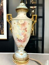 1890 Royal Bonn Franz Anton Mehelm Germany Porcelain Vase LAMP Art Nouveau Works picture