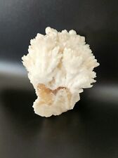 359g Natural White Aragonite Cave Calcite Crystal Amber Quartz Cluster Mineral picture