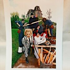 Halloween Horror Nights Press Kit Photo Psycho House Beetlejuice Wolfman 8 x 10 picture