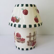 Yankee Candle Apple Pattern Ceramic Candle Holder, Shade, Top  Apple Lid 9