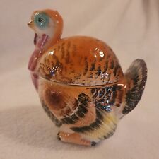 Vintage Morikin Ceramic Turkey Salt Or Pepper With Removable Top For Jelly READ picture