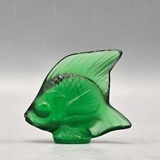 Signed Lalique Emerald Green 