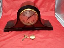 Vintage Seth Thomas Mantle Clock  # 89 D  Movement w/ Key  Working Hump Back picture