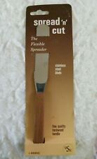 Vintage Spread 'n' Cut Knife  Wood Handled Icing Frosting Spatula Spreader Japan picture
