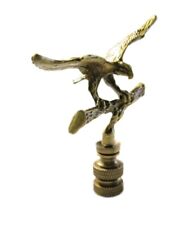 Lamp Finial-EAGLE IN FLIGHT-Antique Brass Finish, Highly detailed metal casting picture