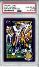 Kurt Warner Signed Auto Slabbed 1999 Score Rookie Card PSA DNA St Louis Rams picture