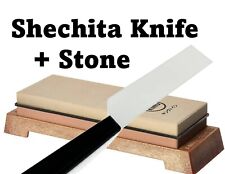 Shechita Chalif Kit - Beginner Kosher Slaughter Knife + Combo Whet Stone picture