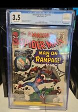 🔥AMAZING SPIDER-MAN #32 CGC 3.5 - 2ND APPEARANCE OF DR. CURT CONNERS 1966- picture