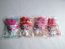 My Melody x McDonald's Japan Plush Doll Strap Mascot Charm SET of 4Color 2013 picture