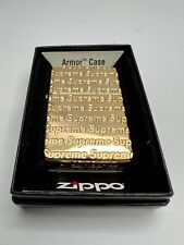 Supreme Repeat Logo Zippo Lighter (GOLD) picture