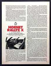 1972 AMC Hornet Rallye X Coupe Road Test Tech Data Photos Review Article picture