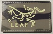 Arc’teryx Leaf Iron-On Hook & Loop Military Patch Light Camo 2x3 Inches picture