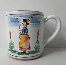 Vintage Campagnola Cup Mug 10 Oz Ceramicheb Sberna Deruta Italian Ceramic   picture