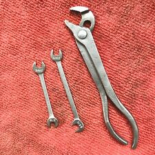 Vtg  Armstrong ignition Wrenches, 7/32, 3/16” + 5'' Ignition pliers - Great Cond picture