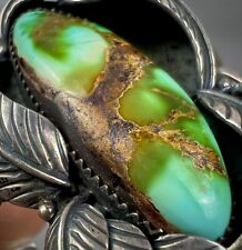 Vintage Navajo Sterling Silver High Grade Royston Turquoise Cuff Bracelet 😮🤩 picture