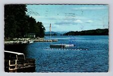 Bridgeton ME-Maine, Highland Lake, Antique, Vintage c1985 Souvenir Postcard picture