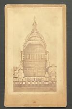 CAPITOL DOME WITH STATUE OF FREEDOM -1860s MATHEW BRADY ORIGINAL CDV PHOTOGRAPH picture