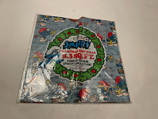 Vintage 1982 Smurf Gift Wrap picture