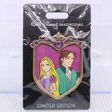 A5 Disney WDI LE Pin Couples Crest Rapunzel Flynn Rider Tangled Jeweled picture