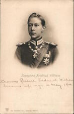 Royalty Kronprinz Friedrich Wilhelm Dr. Trenkler Co. Antique Postcard Vintage picture