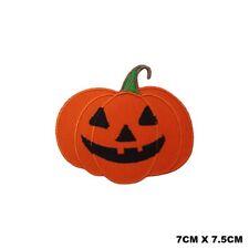 Halloween Pumpkin Logo Embroidered Patch Iron On/Sew On Patch Batch picture