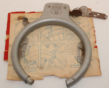 Vintage Optimus Bicycle Wheel Lock 2 Keys, Instructions, Working Made In Sweden picture