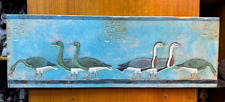 Rare Antique Painting Geese Medium Famous for Egyptian Mona Lisa Hang On Wall BC picture