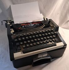 Vintage Olympia Typewriter Greek Keyboard De Luxe Werke AG Wilhelmshaven  picture