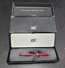 MONTBLANC Meisterstuck 163R Classic Burgundy / Red Gold Coated Rollerball Pen picture