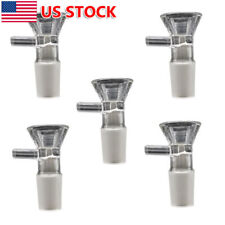5Pc 18mm Premium Thick Glass Bowl Funnel Slide For Smoking Water Pipe Glass Bong picture