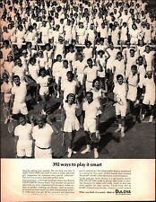 1964 Bulova Watches Vintage Print Ad  392 tennis players Wearing Bulova Watches picture