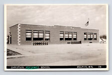 RPPC c1959 Christian Reformed School Waupun Wisconsin WI Postcard Reform picture