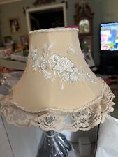 SHOW STOPPERS SMALL VICTORIAN DECORATIVE LAMP WITH FANCY DETAILED SHADE NEW picture