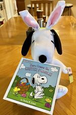 Kohls Cares Here Comes the EASTER BEAGLE Snoopy Plush Hardcover Book Peanuts B8 picture