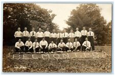 1911 Employees Fourth Of July Belmont P.C. Camp Analomink PA RPPC Photo Postcard picture