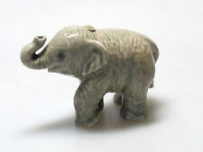 Porcelain Miniature Collectible Ceramic Siam ELEPHANT Figurine Incense Holder picture