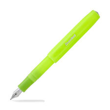 Kaweco Frosted Sport Fountain Pen - Lime - Medium Point - NEW in box picture