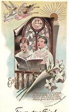 Vintage Postcard 1907 Angels Sing His Triumph As You Sang His Birth Christ Lord picture