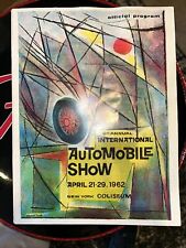 1962 International Automobile show program, New York Coliseum, ads, Cars, trucks picture