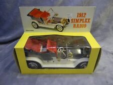 VINTAGE 1912 SIMPLEX ROADSTER CLASSIC SOLID STATE WHITE CAR RADIO-MIB picture