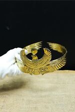 Unique Ancient Egyptian Horus God Crown, brass crown, God Horus, falcon Horus picture