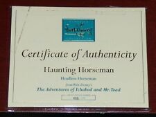 WDCC ADVENTURES OF ICHABOD AND MR. TOAD HEADLESS HORSEMAN DISNEY FIGURINE COA picture