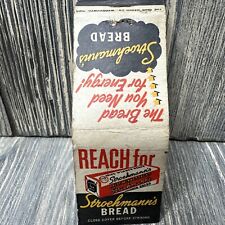 Vintage Stroehmann's Bread  Matchbook Advertisement picture