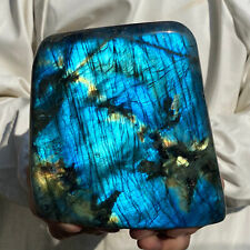 4.2lb Large Natural Labradorite Quartz Crystal Display Mineral Specimen Healing picture