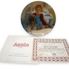 Knowles Little Orphan Annie Collector Plate 1982 Annie and Sandy Box & COA picture