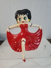Vintage Betty Boop in Red Flared Dress/Gown 6.5