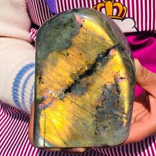 3.52LB Natural Light Labradorite Stone Quartz Crystal Spectrolite Reiki picture