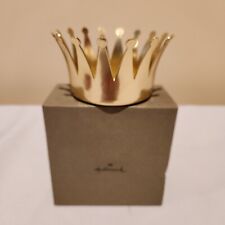 Vtg rare Hallmark Cards Gold Crown company HQ Ashtray or Candle Holder New W Box picture
