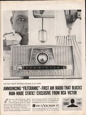 1959 RCA Victor PRINT AD Filteramic Antenna Radio Great documenting ad picture